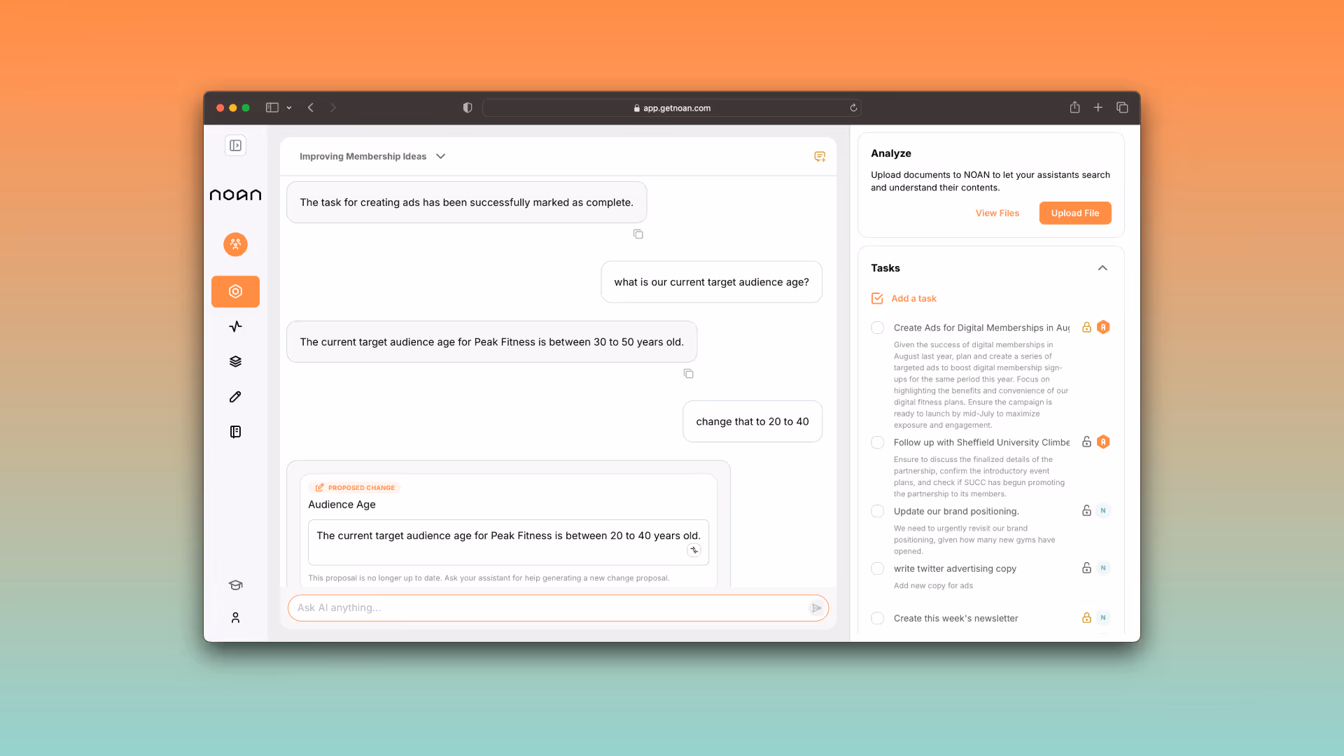 Shipping content to your tools using the AI assistant