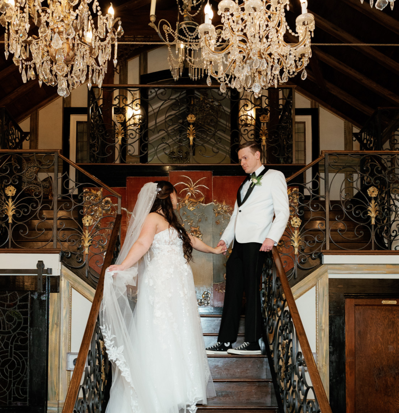 Couple getting married at Lionsgate Event Center
