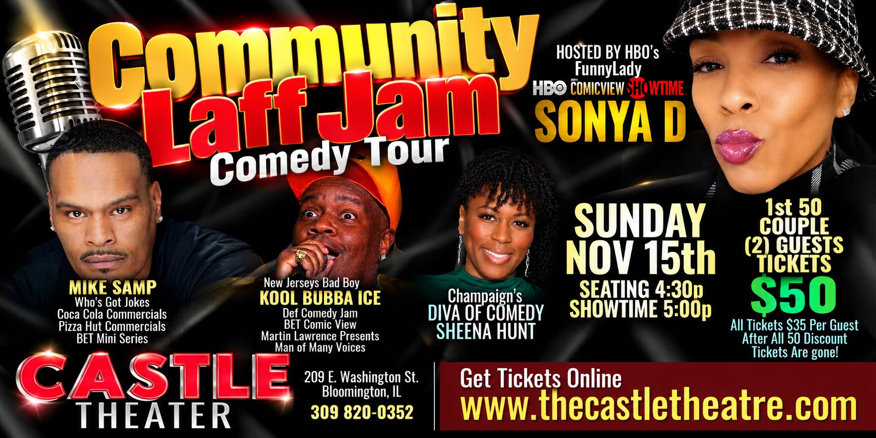 Community Laff Jam Comedy Tour featuring Kool Bubba Ice