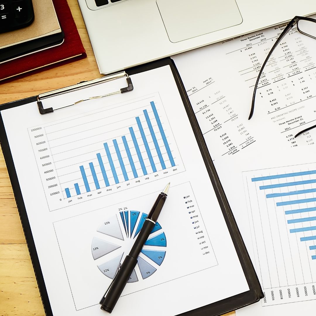papers showing profits