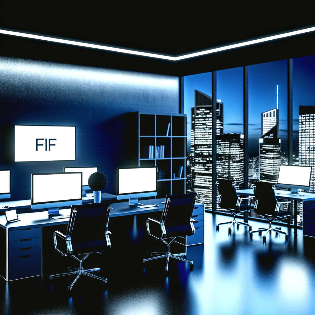 Professional fintech workspace demonstrating choose development agency fintech