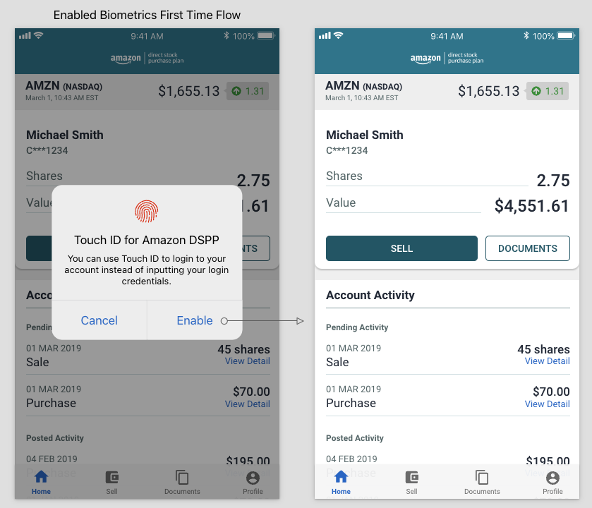 Walmart and Amazon app user experience design process