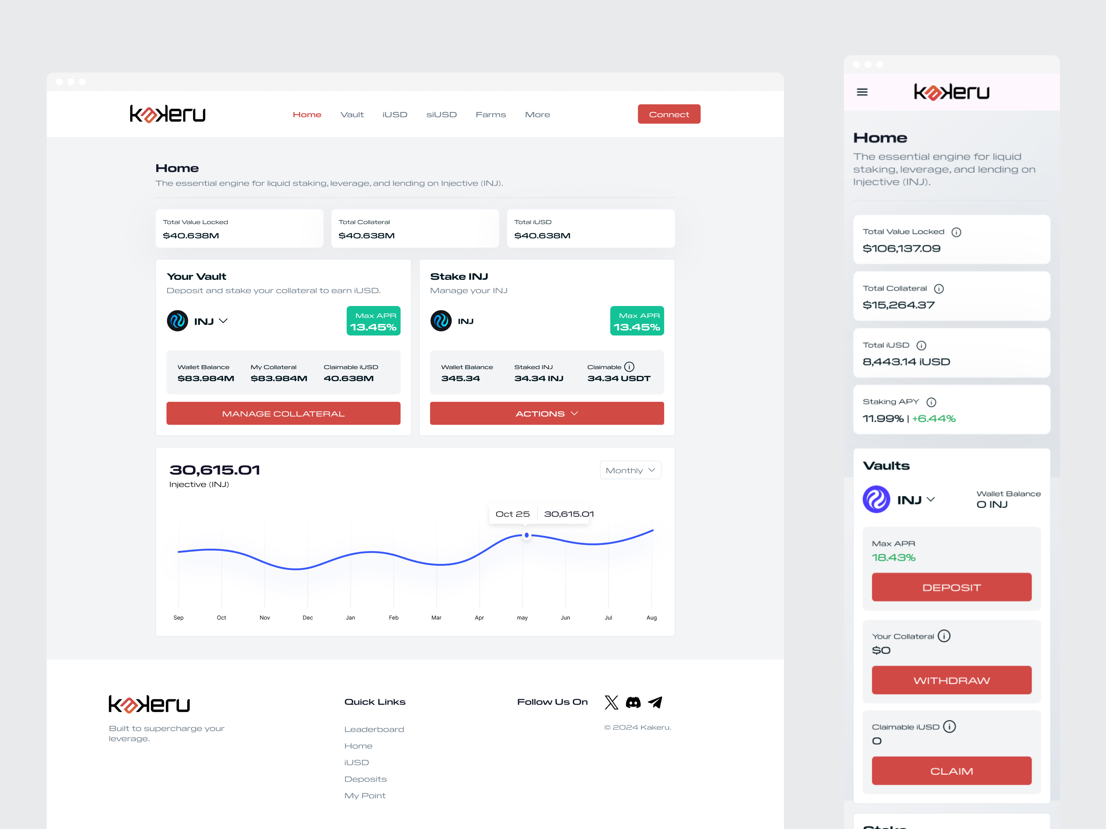 Kakeru Web3 application design system and UI components