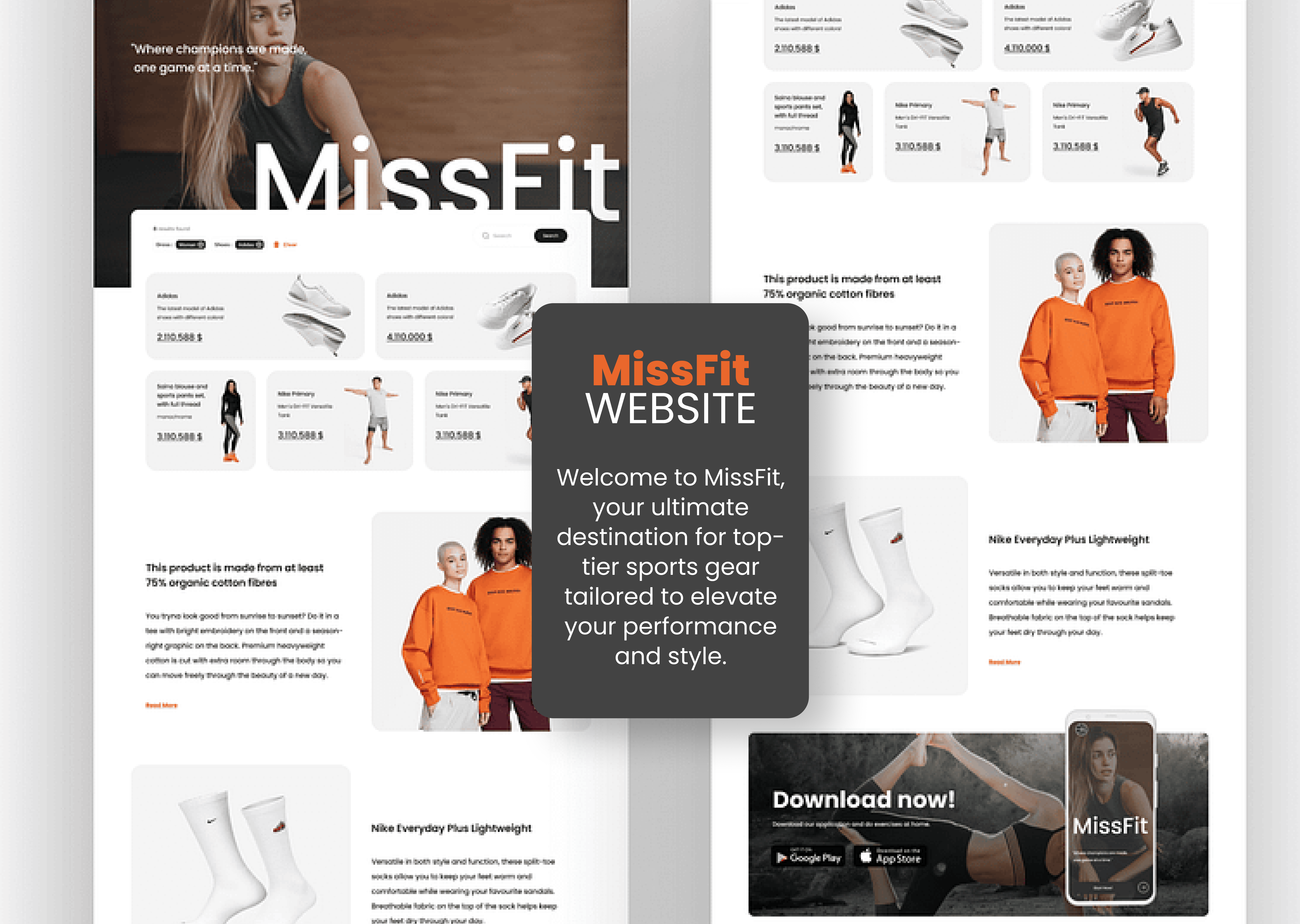 MissFit Website
