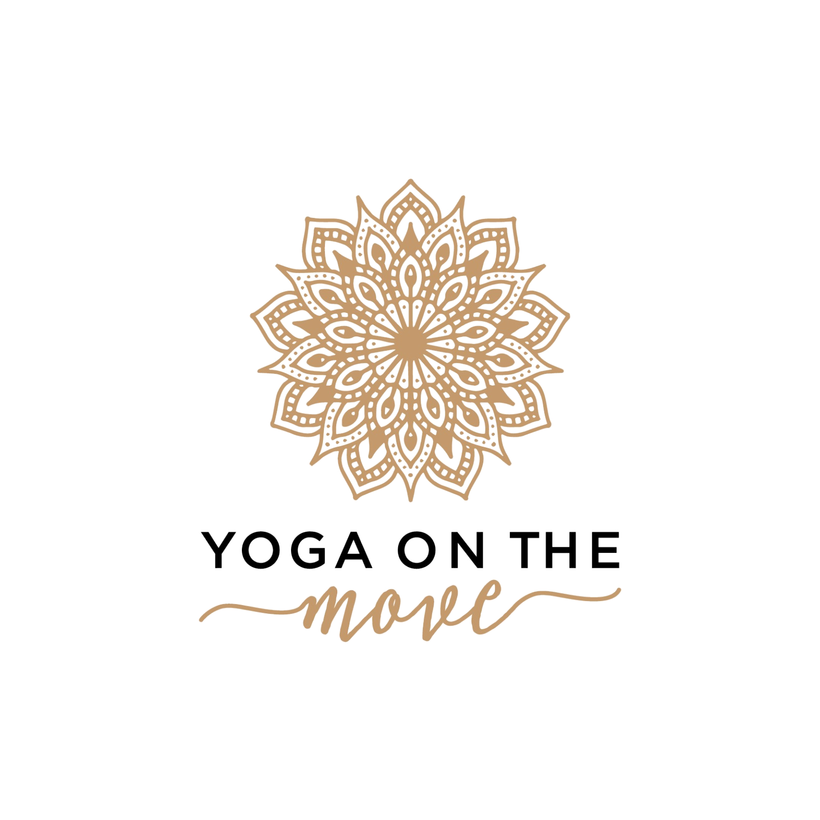 Logo Yoga on the move