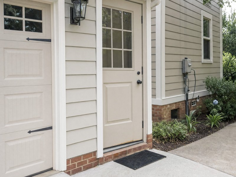 southside virginia home with worn door sweep