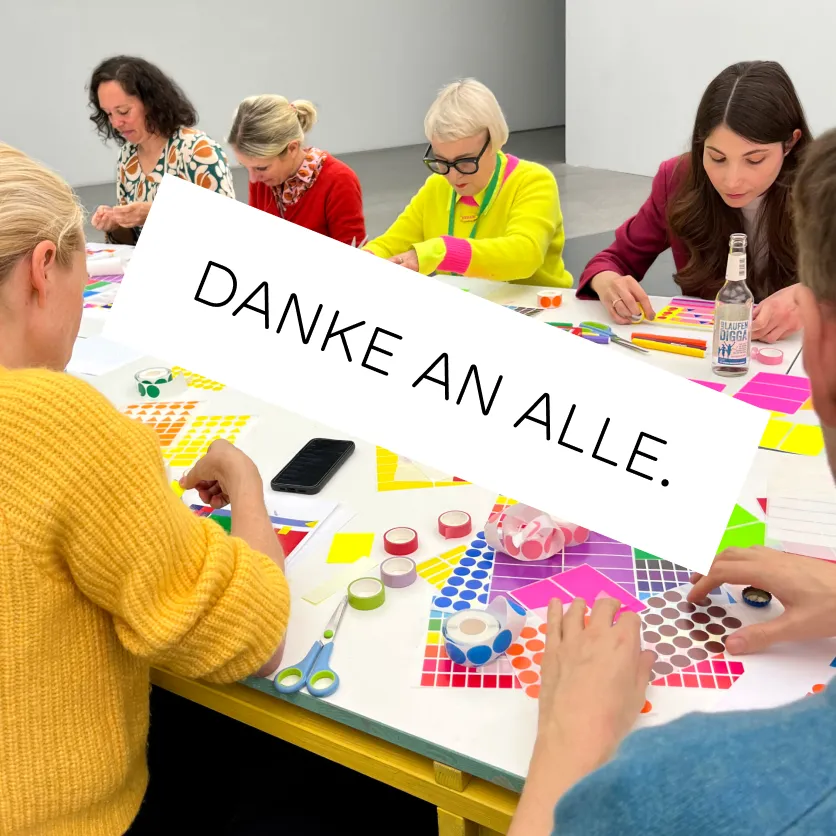 Mustermix-Workshop mit Morag Myerscough