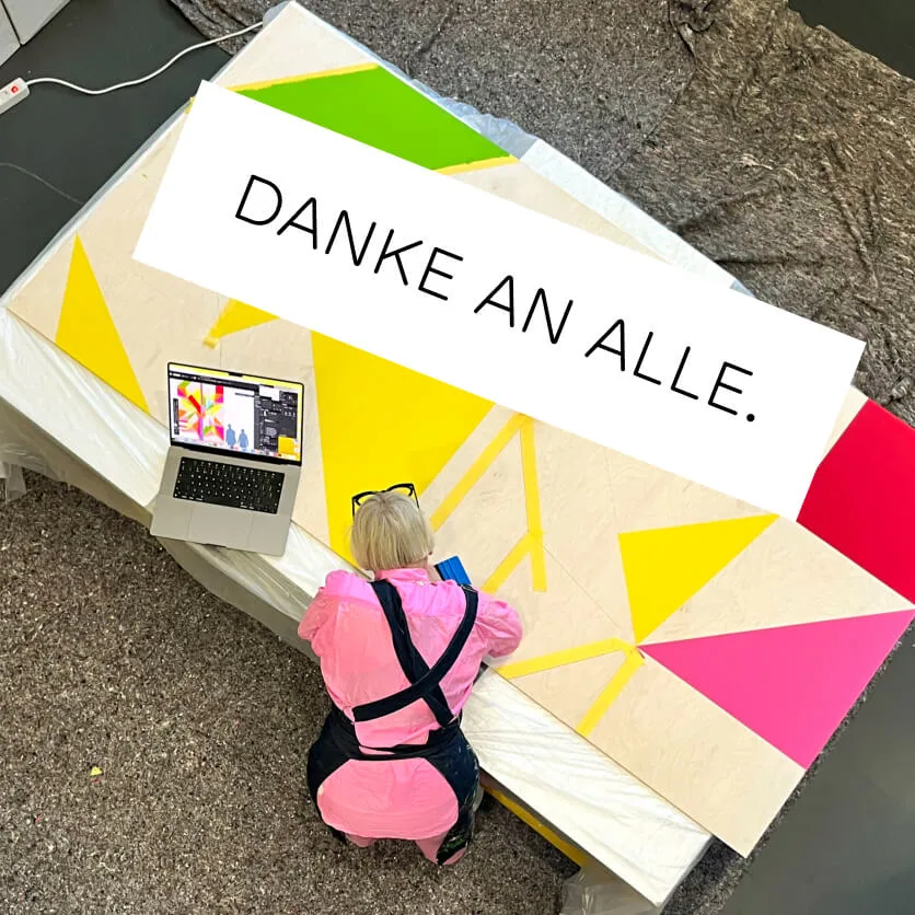 Mal-Workshop mit Morag Myerscough
