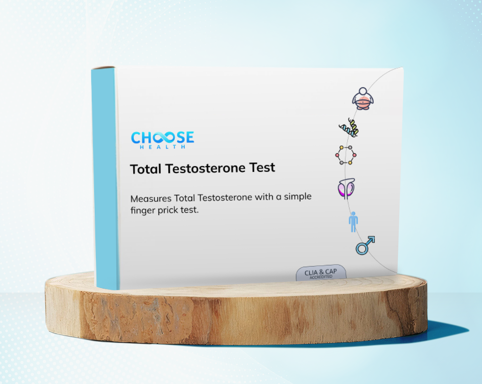 Choose health at-home male hormone function test