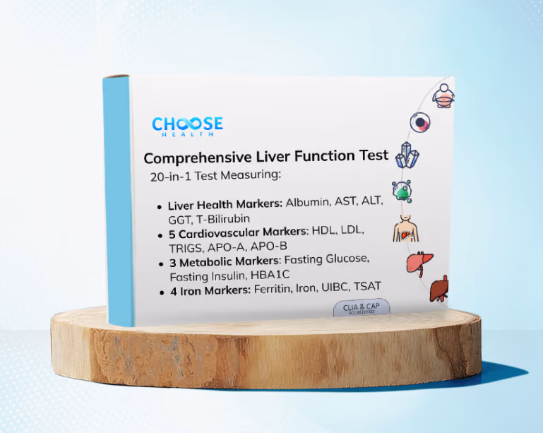 choose health at-home liver function test