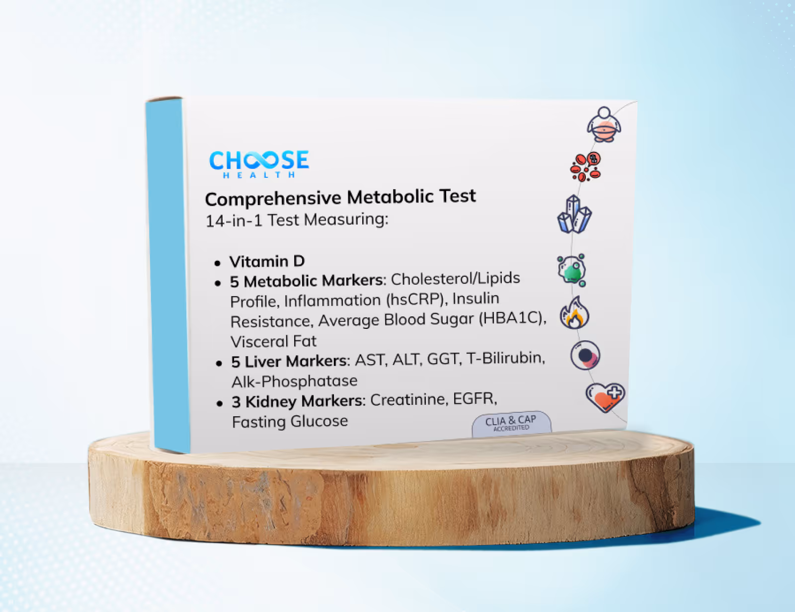 Choose health at-home female hormone function test
