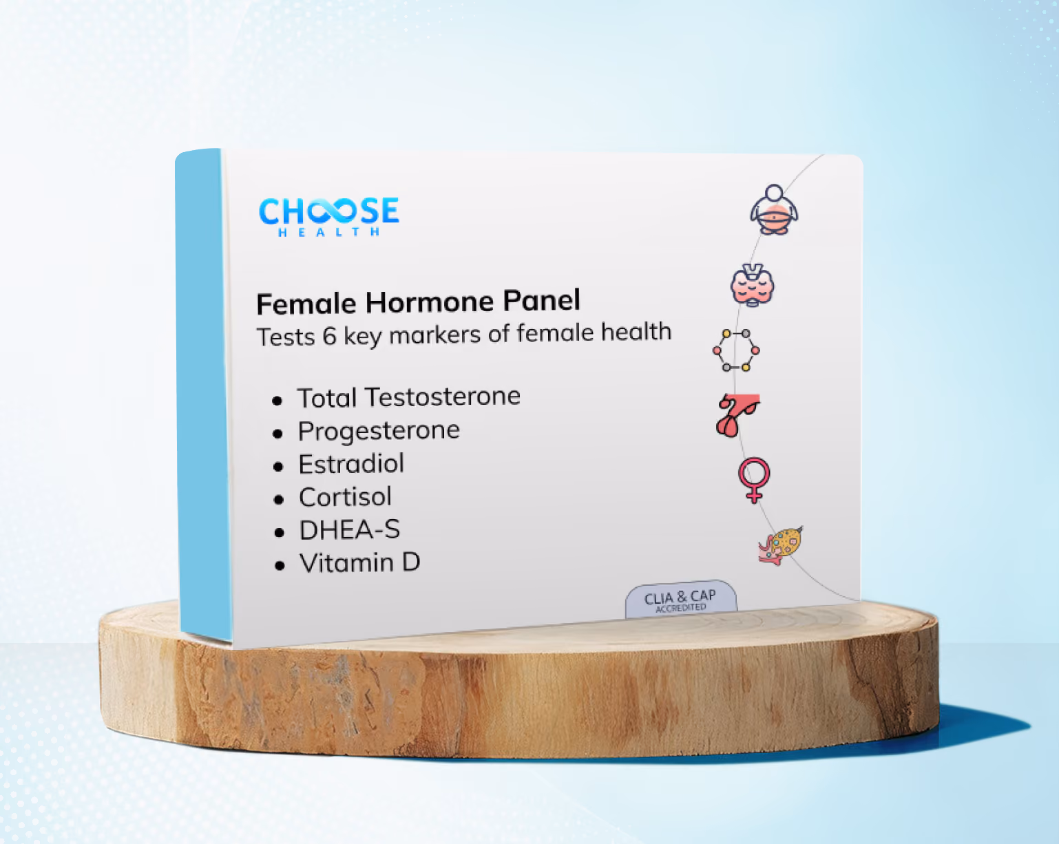 Choose health at-home comprehensive female hormone panel
