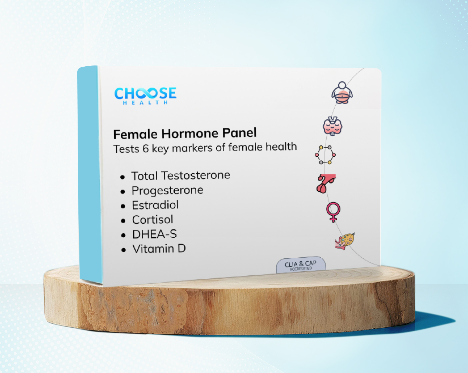 Choose health at-home comprehensive female hormone panel