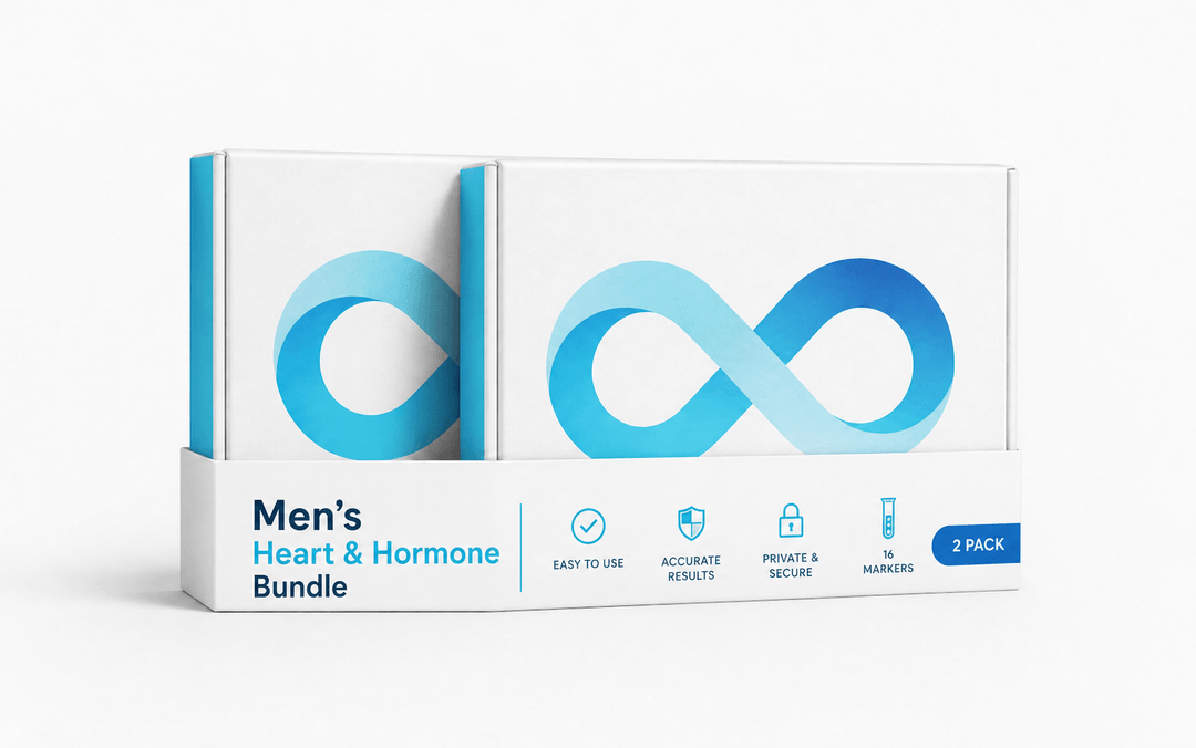 Men's Heart + Hormone Bundle — Advanced Cardiovascular Test and Male Hormone Test
