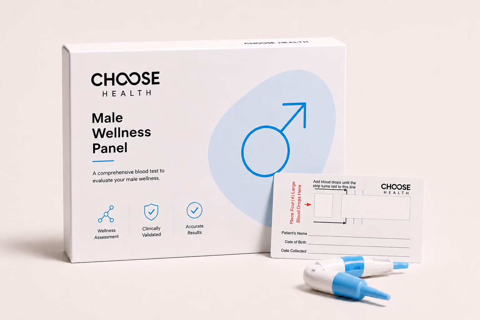 Choose health at-home male wellness test