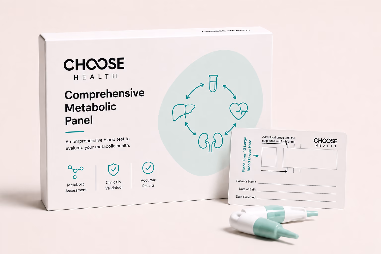 Choose health at-home comprehensive metabolic test