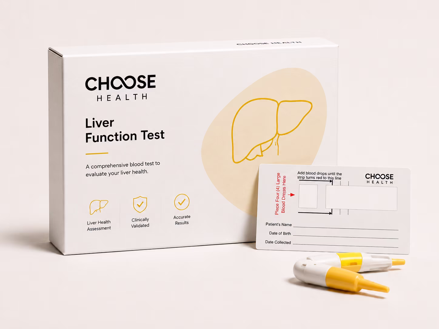 Choose Health at-home liver function test kit