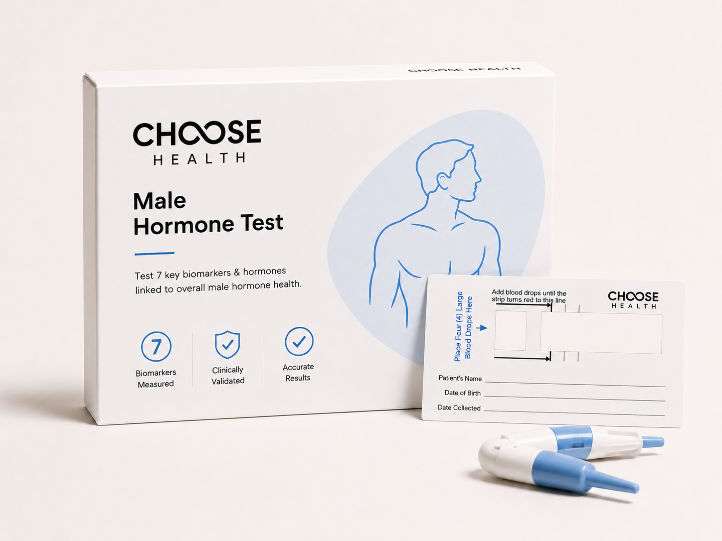 Choose health at-home male hormone function test