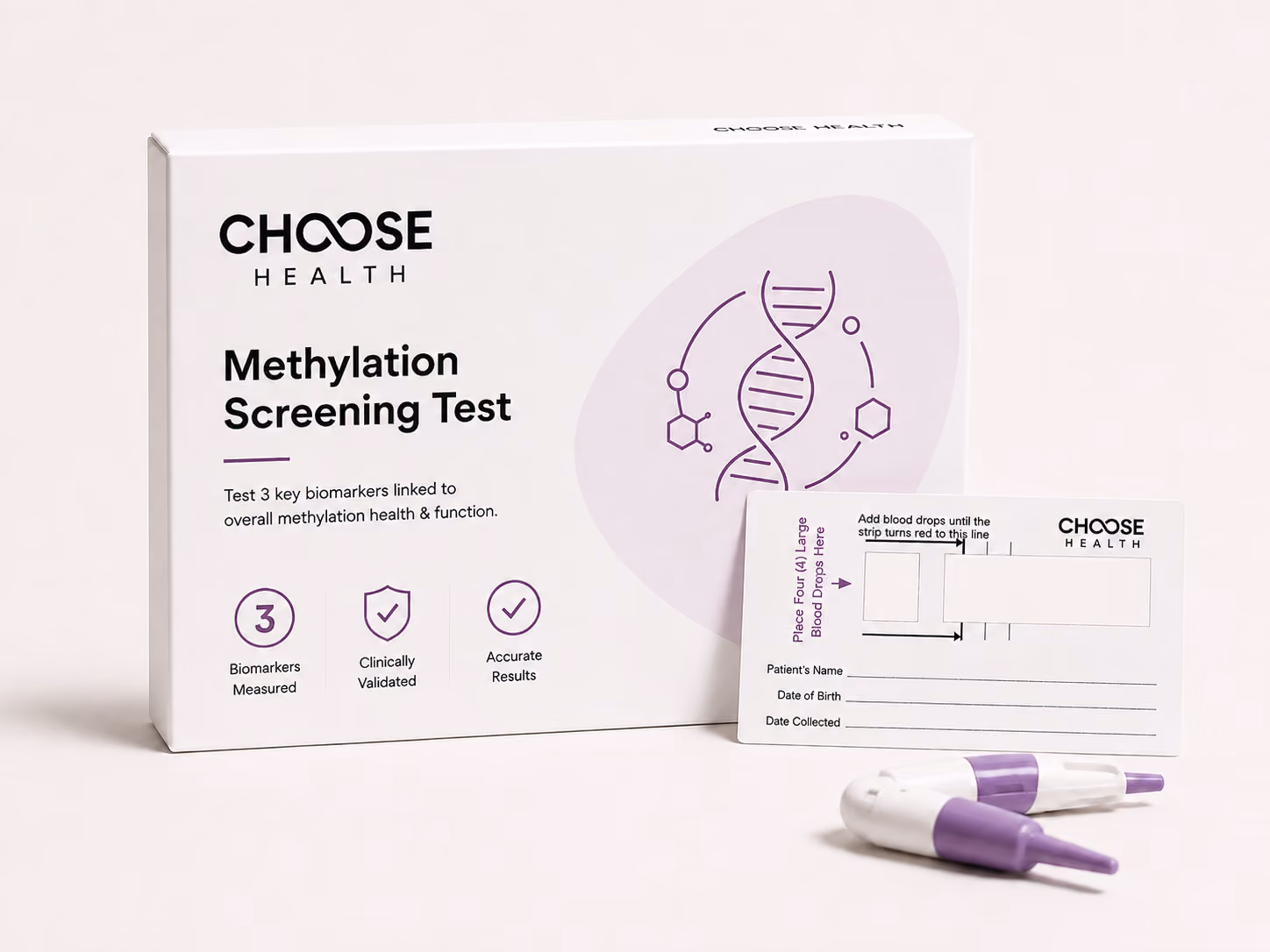 Choose health at-home methylation screening panel