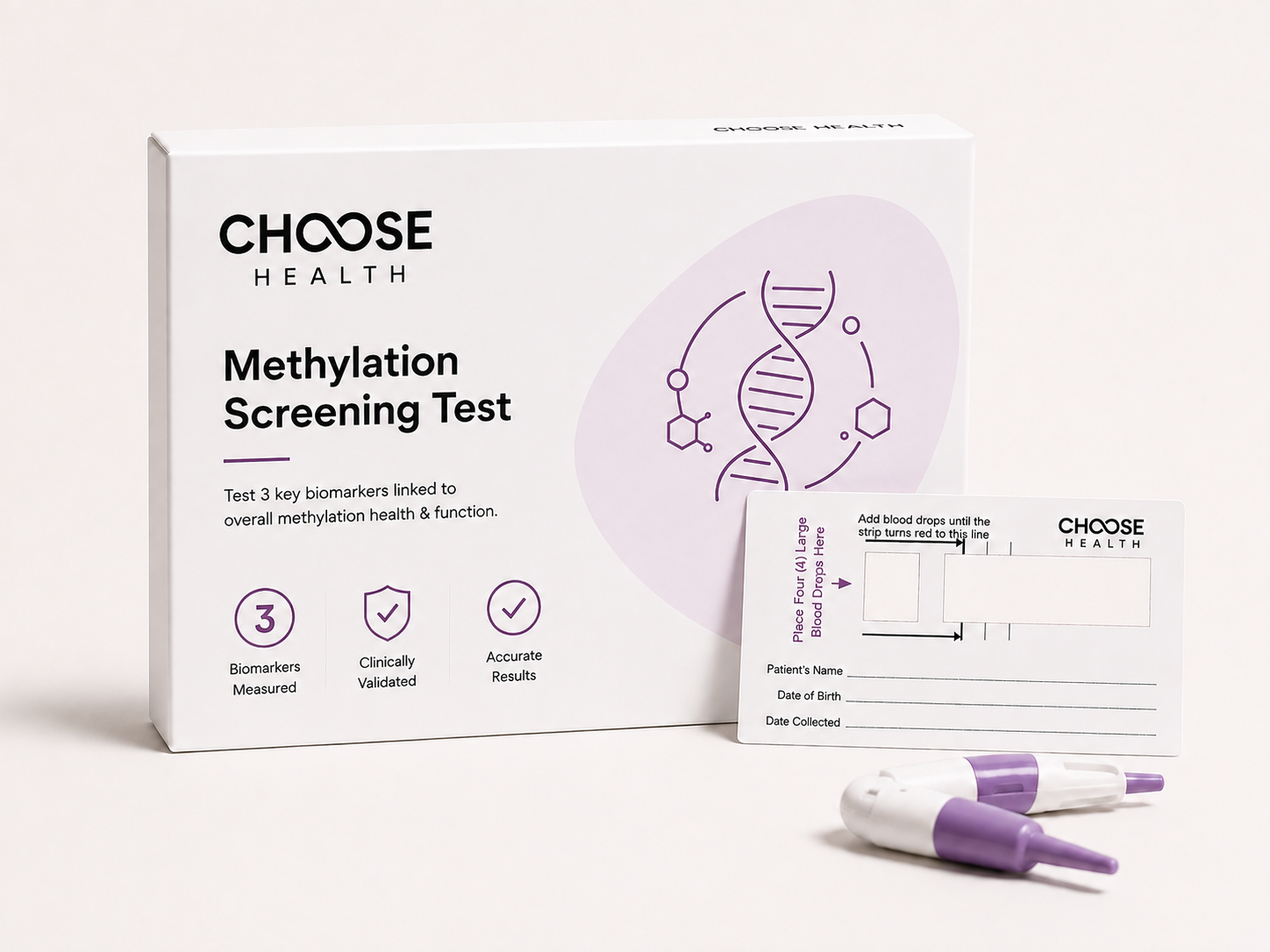 Choose health at-home methylation screening panel