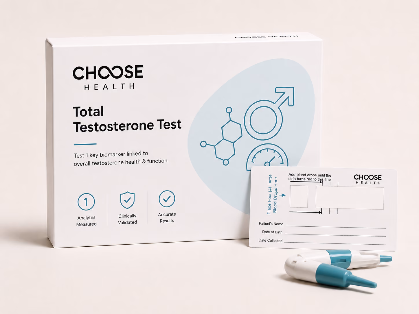 Choose health at-home male hormone function test