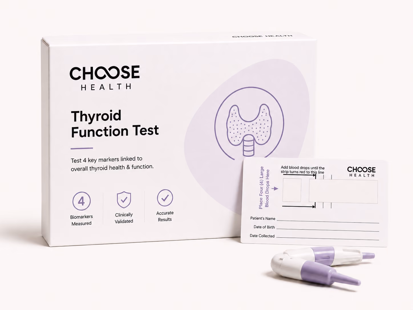 Choose health at-home thyroid function test