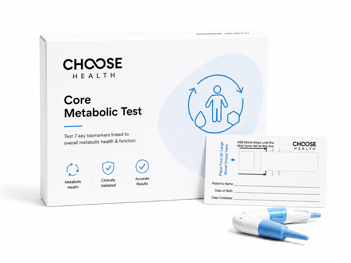 Choose health at-home core metabolic function test