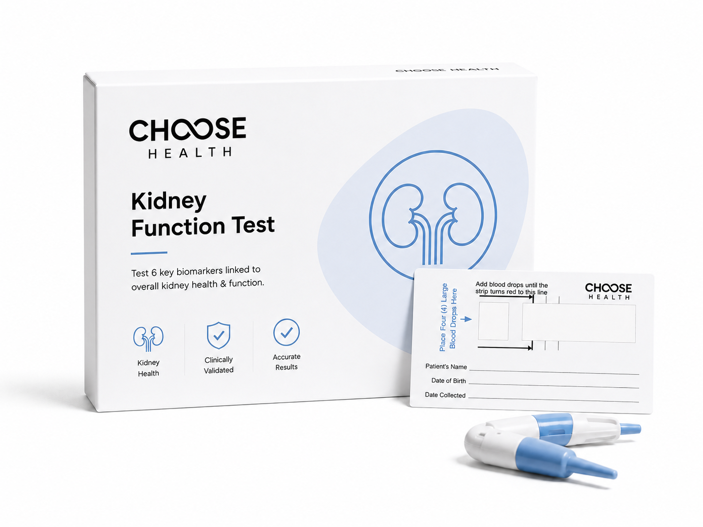 Choose health at-home kidney function test