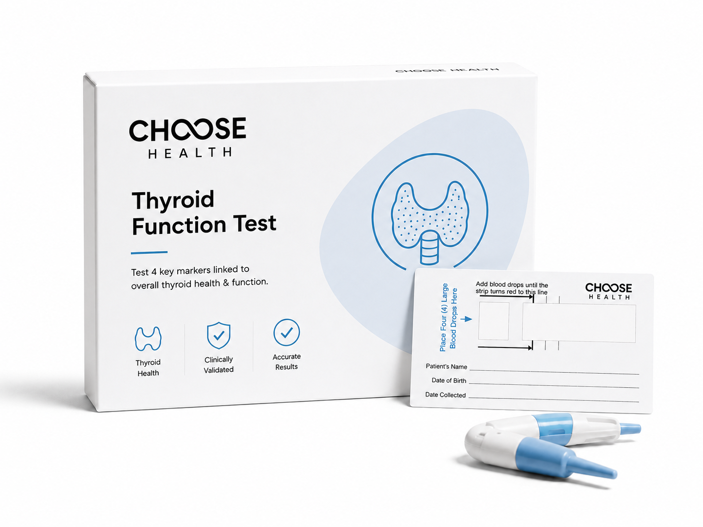 Choose health at-home thyroid function test