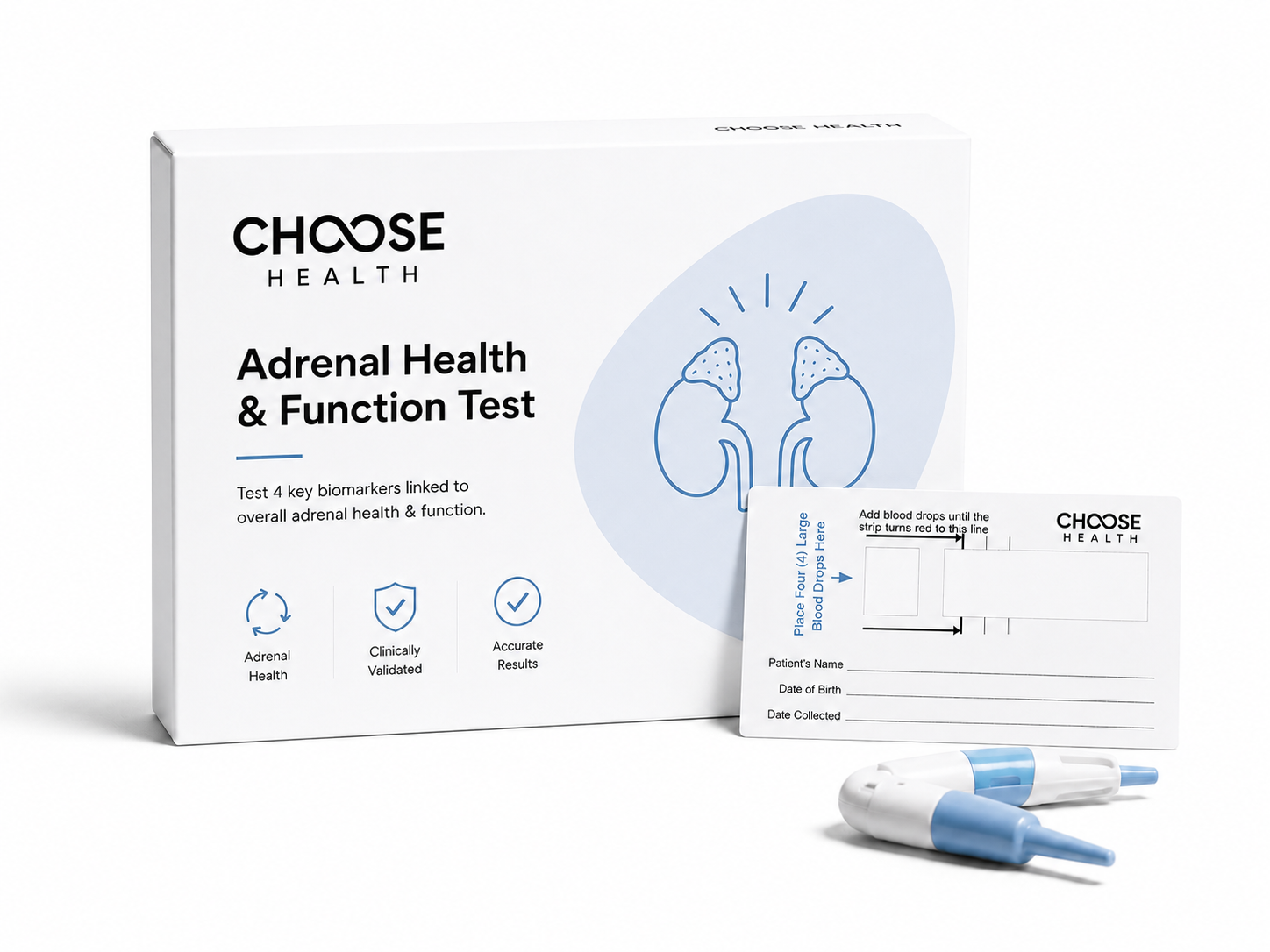 Choose health at-home adrenal function test