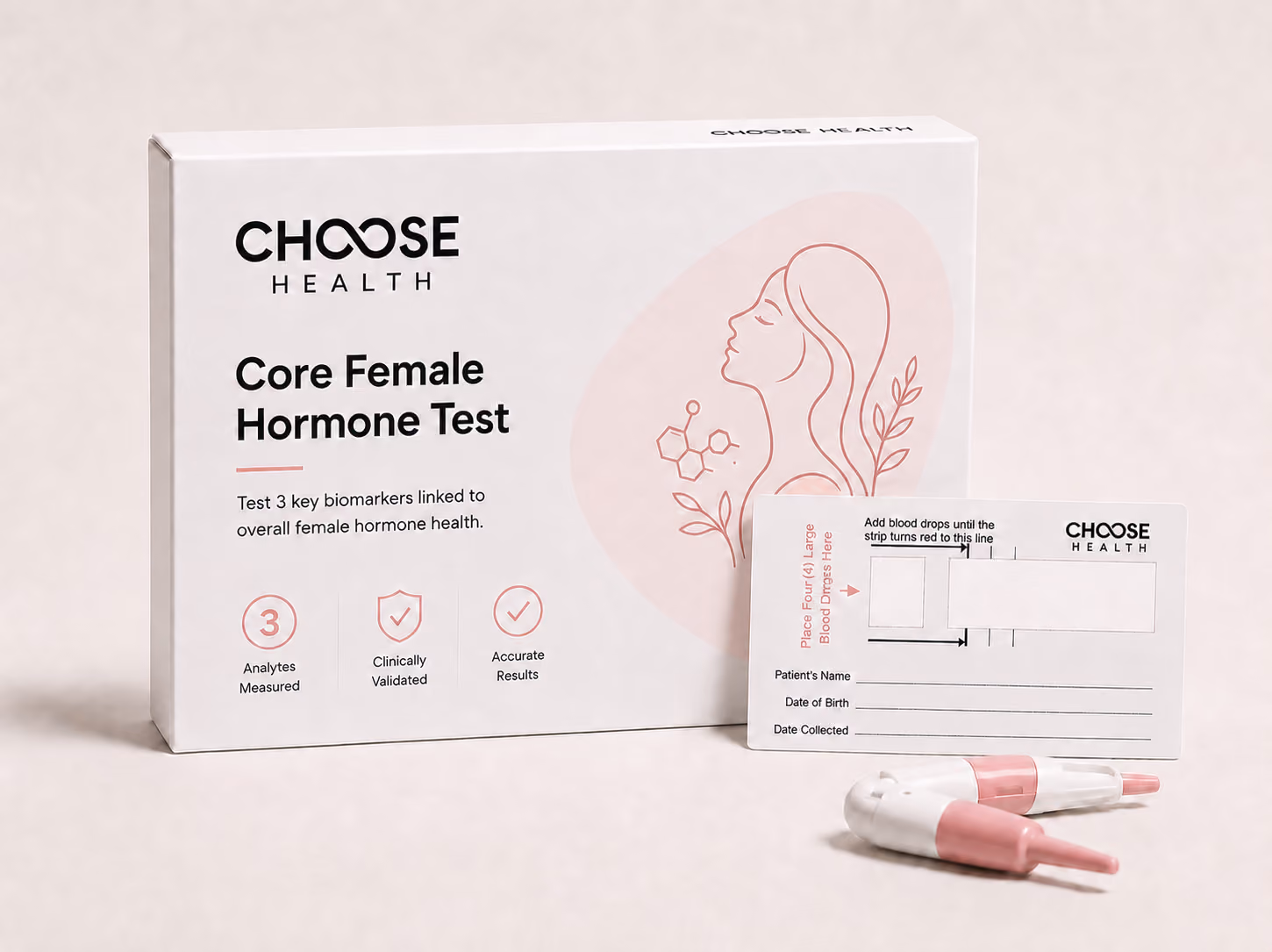 Choose health at-home female hormone panel