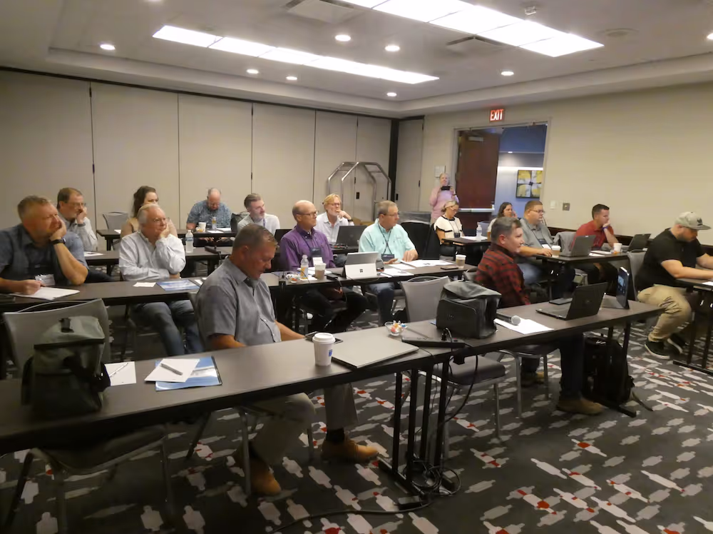 Full presentation room at the CERT 2024 River City Roundtable Conference