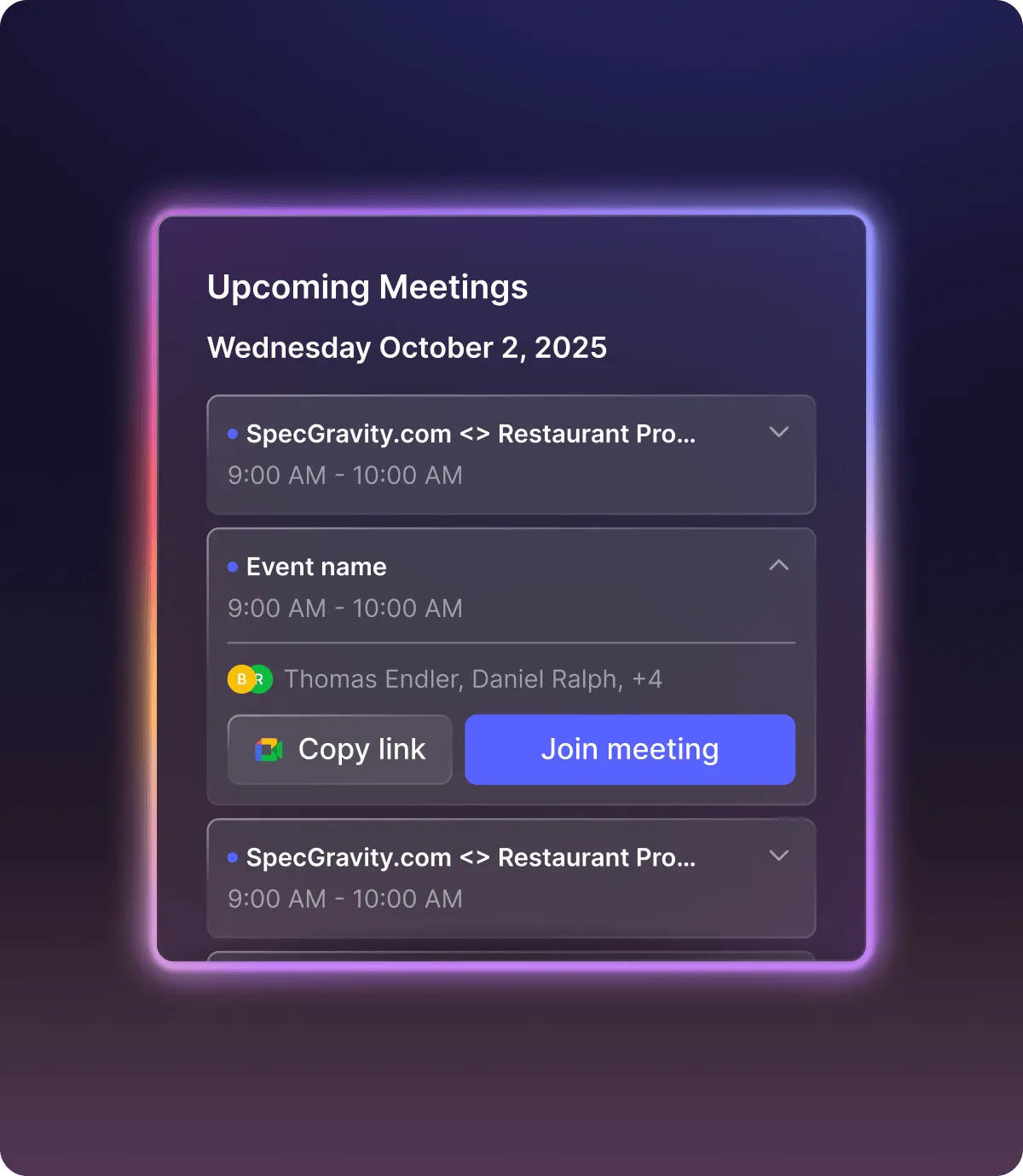 Actionable Opportunities