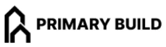 Primary Build company logo with stylized house icon.