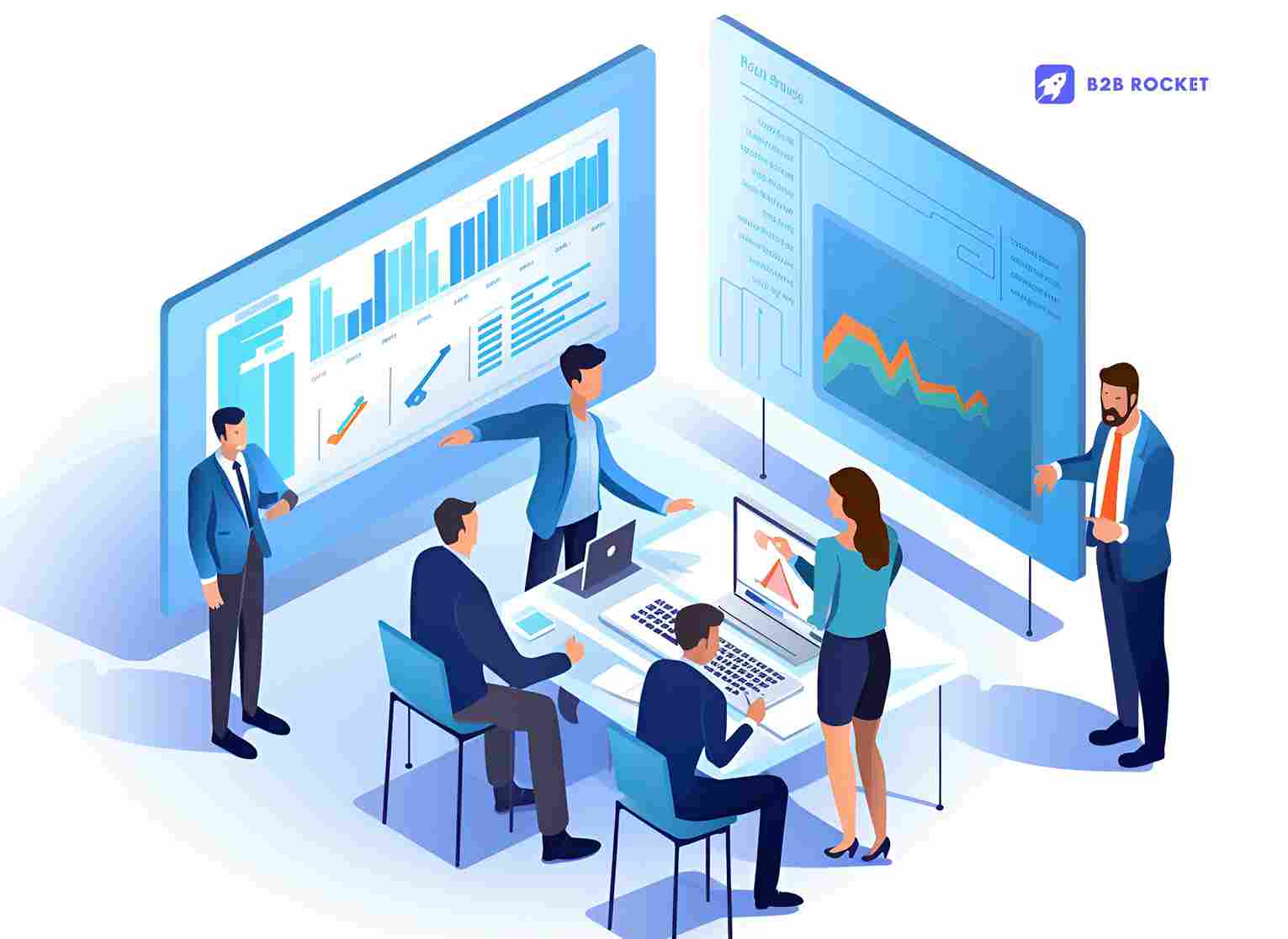 Quelles sont les différences entre les ventes et la progression de l'entreprise ?