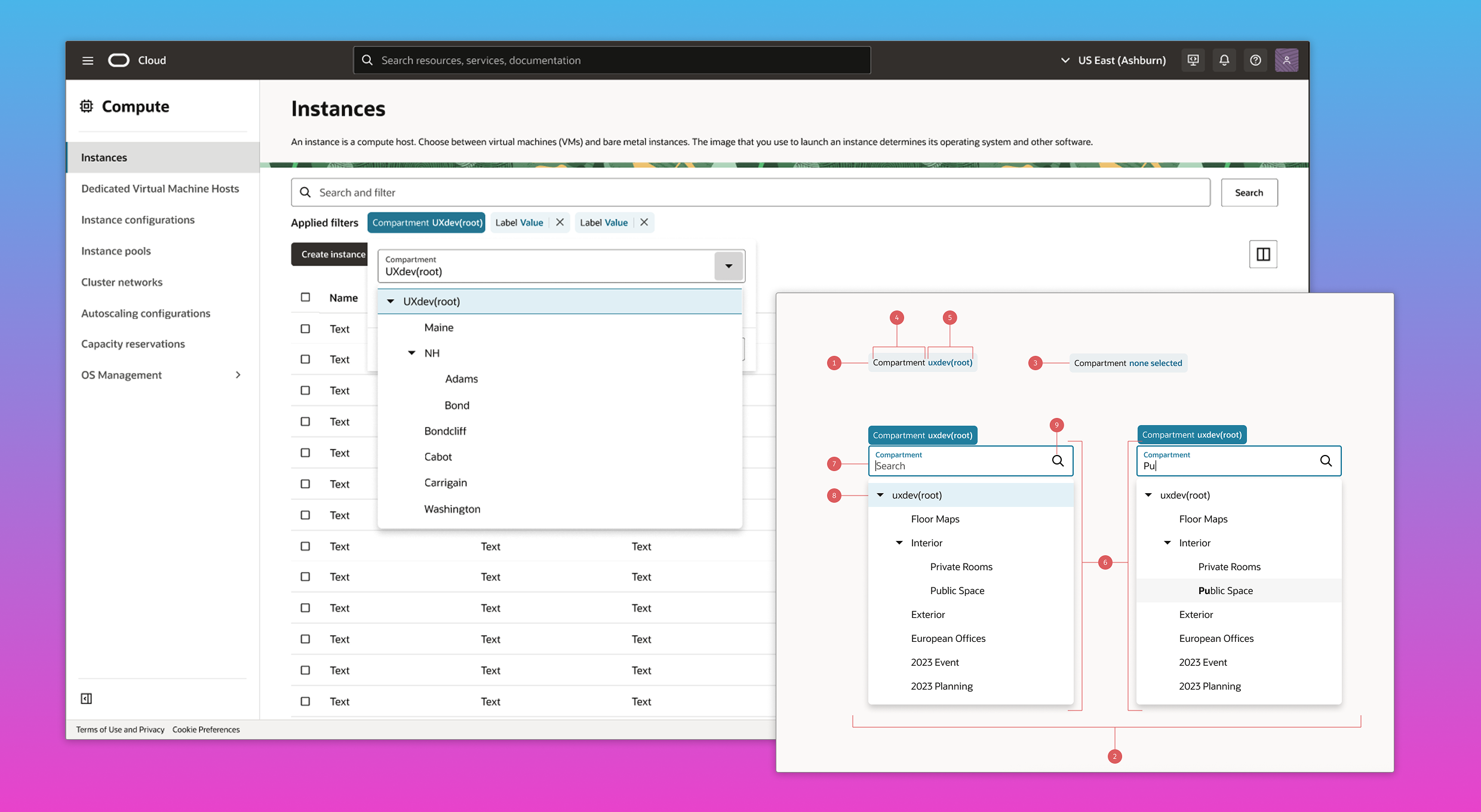 Final Compartment Select Re-Design
