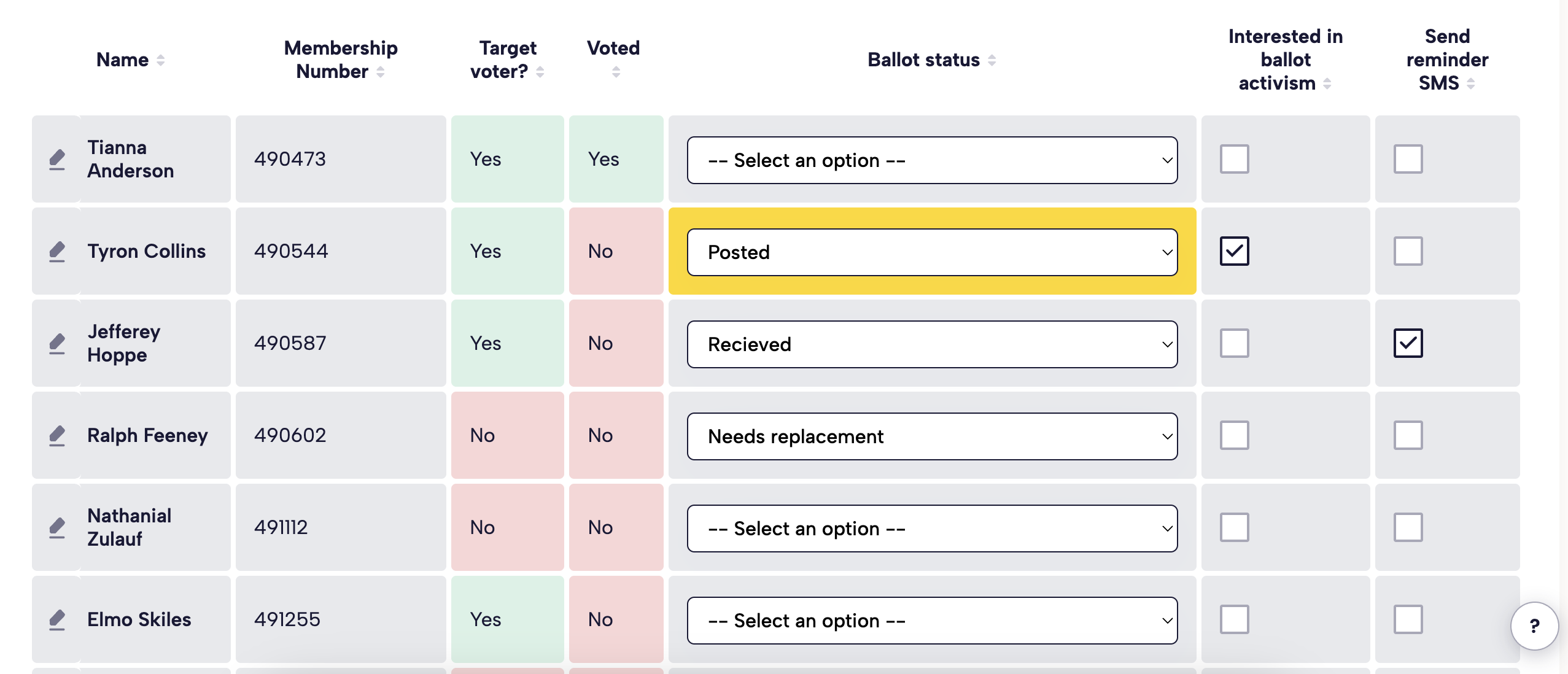 Rep Dashboard preview