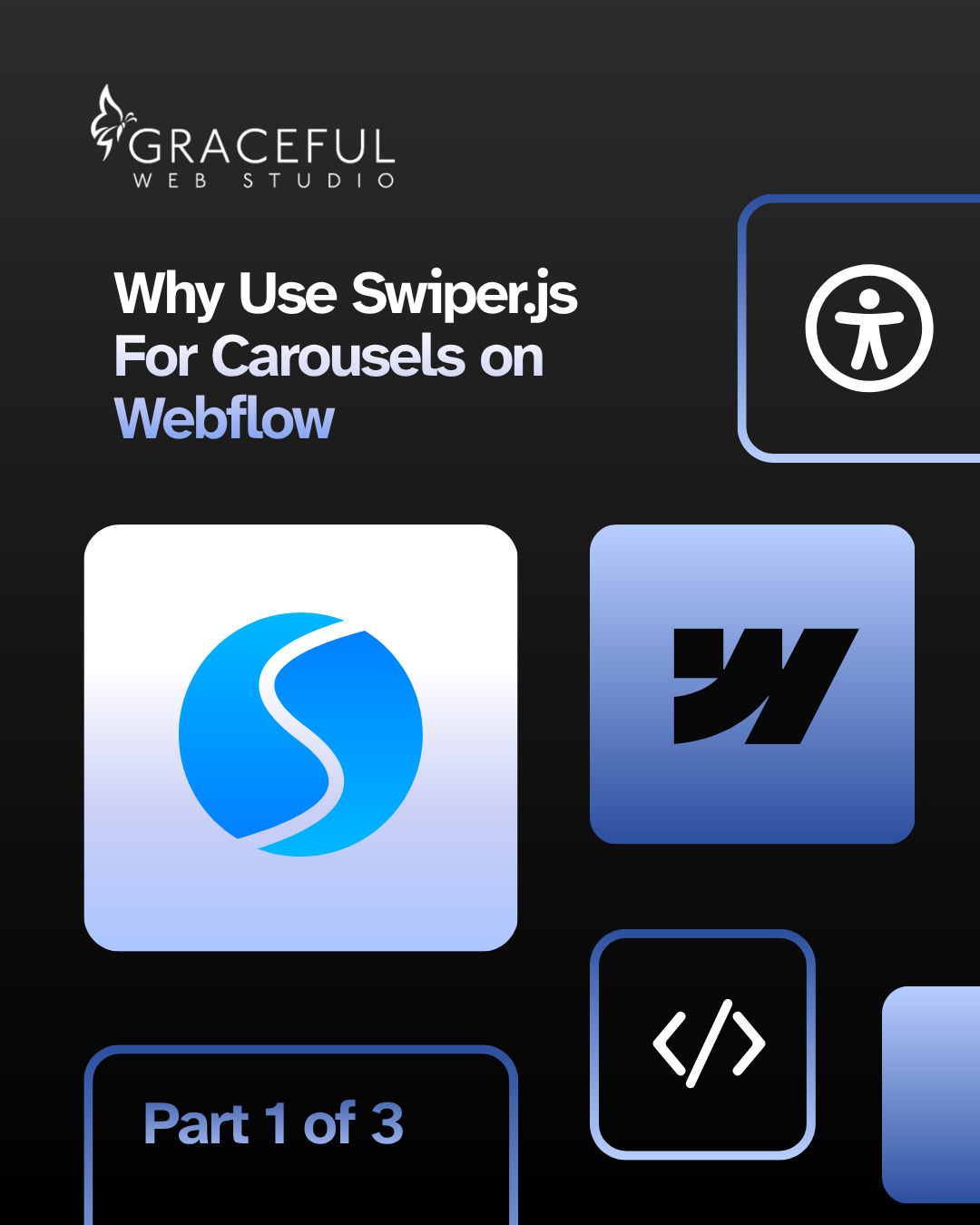 Why use Swypr JS for carousels on Webflow by Graceful Web Studio. Part 1 of 3.