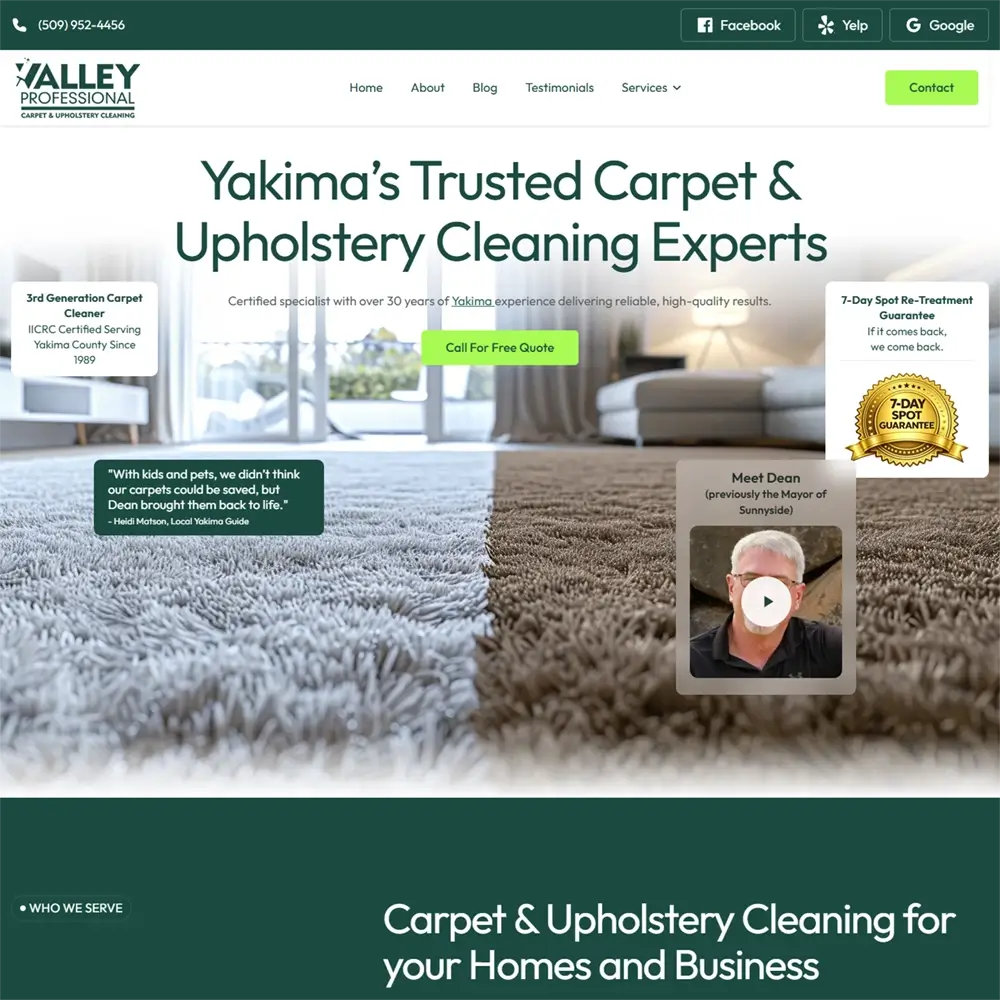 Valley Professional Carpet & Upholstery Cleaning