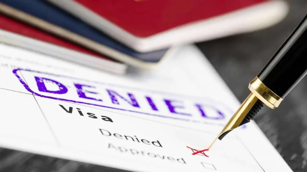 Denied visa