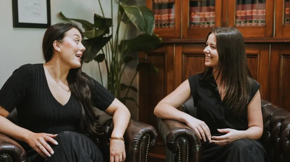 Two woman Australian Migration Lawyers Meeting