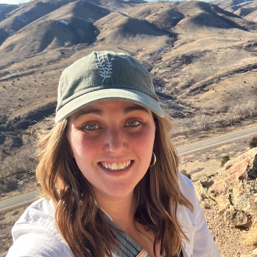 LIz Phillips on a hike
