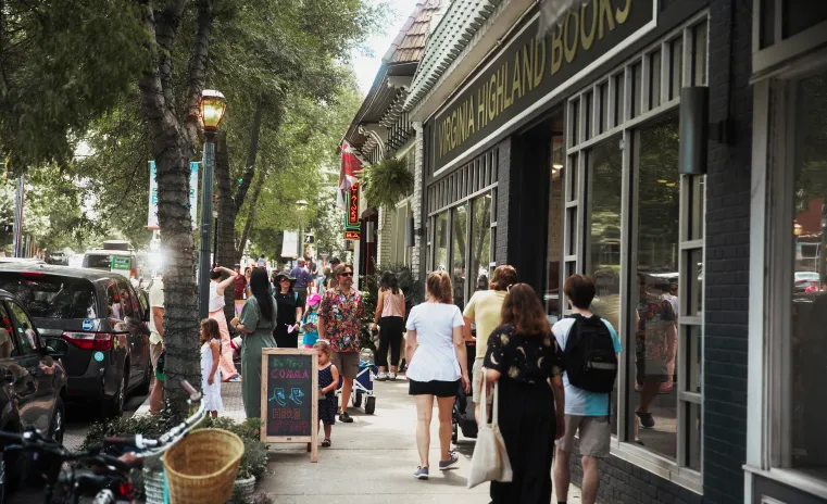 One of Virginia Highland District's goals is to bring more foot traffic to the business members.