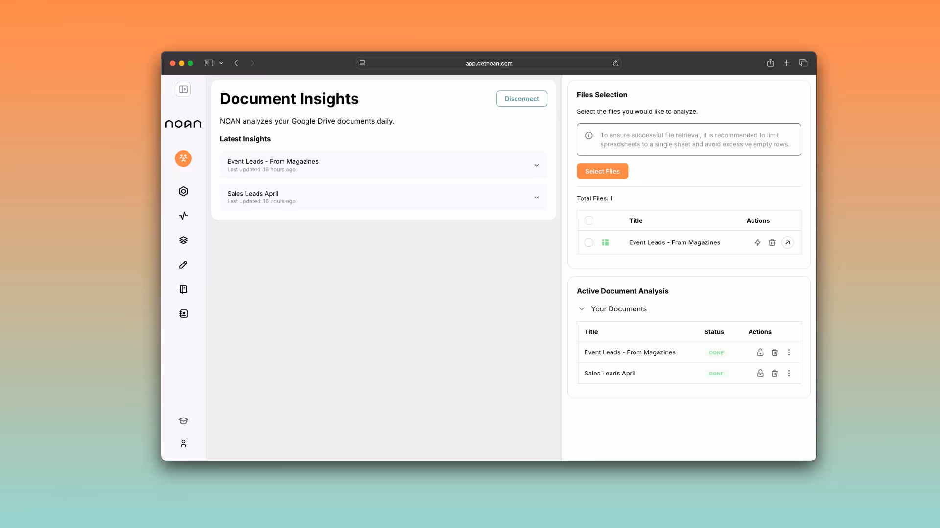 Document Insights Widget