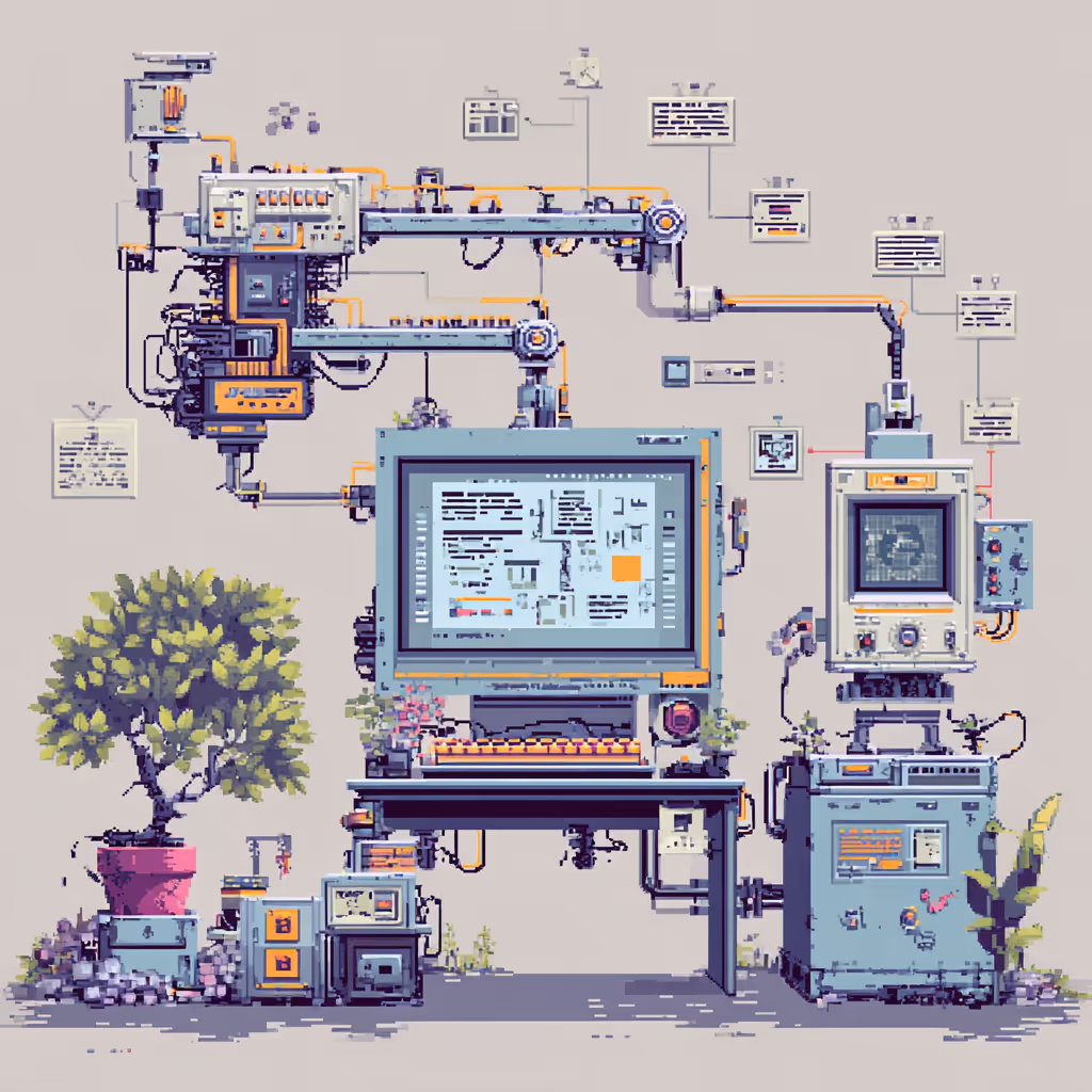a fully automated AI first business map