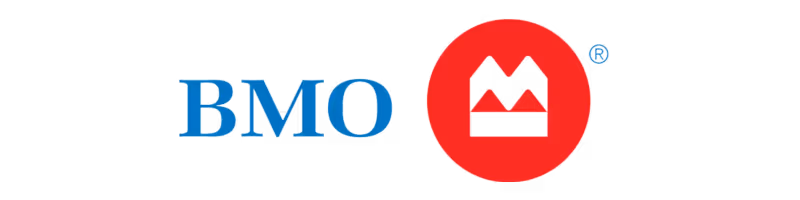 Bank of Montreal (BMO) blue text logo.