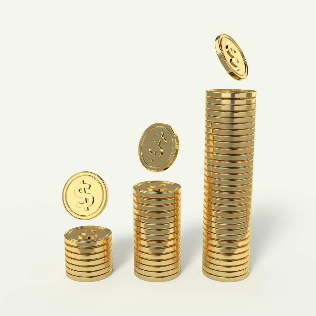 a group of coins