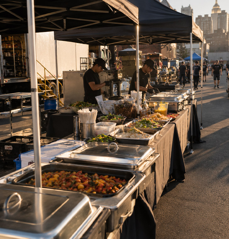 Mobile Catering On-Location for Feature Films