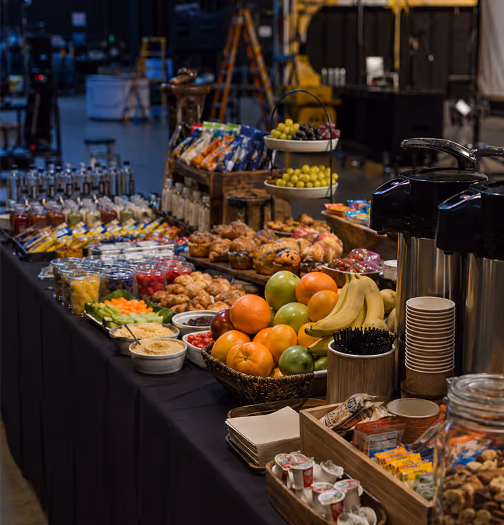 Craft Services for Feature Films & Network Productions