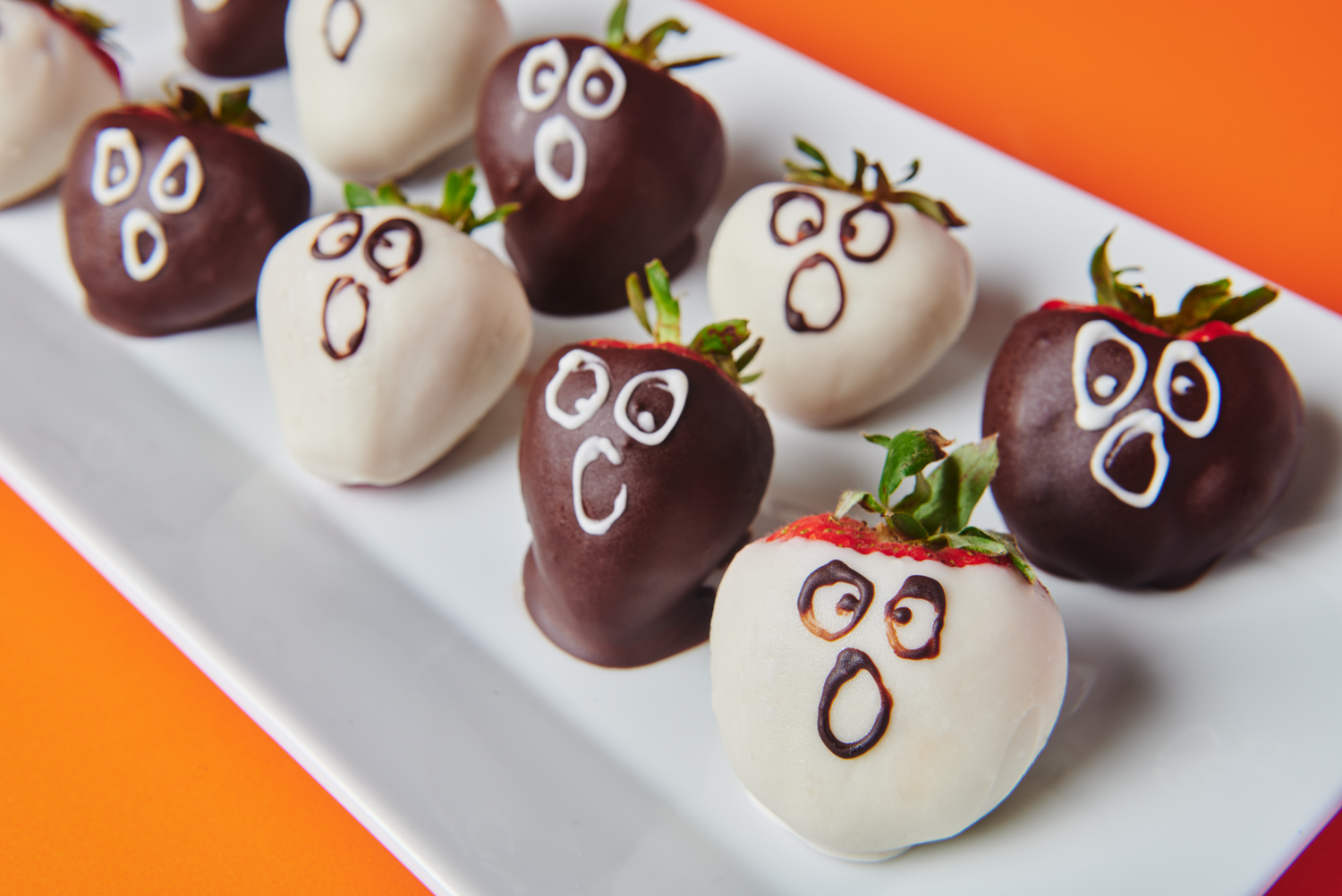 Chocolate covered scary strawberries